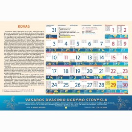 N.Gabija Wolmer 2026 DIDYSIS ASTROLOGINIS MĖNULIO KALENDORIUS